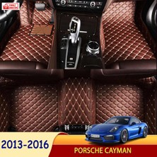 Miren Porsche Cayman 2013-2016 Uyumlu 5d Havuzlu Suni Deri OTO PASPAS