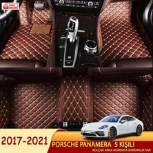 Miren Porsche Panamera 2017-2021 5 kişili Uyumlu 5d Havuzlu Suni Deri OTO PASPAS