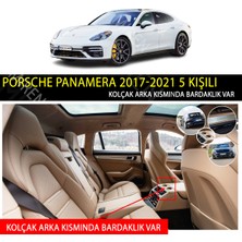 Miren Porsche Panamera 2017-2021 5 kişili Uyumlu 5d Havuzlu Suni Deri OTO PASPAS