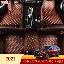 Miren Nissan X-Trail VC-Turbo 2021 7 kişili Uyumlu 5d Havuzlu Suni Deri OTO PASPAS