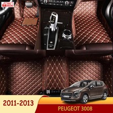 Miren Peugeot 3008 2011-2013 Uyumlu 5d Havuzlu Suni Deri OTO PASPAS