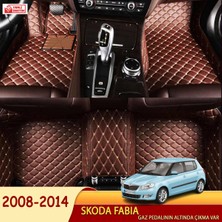 Miren Skoda Fabia 2008-2014 Uyumlu 5d Havuzlu Suni Deri OTO PASPAS