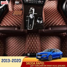 Miren Skoda Rapid 2013-2020 Uyumlu 5d Havuzlu Suni Deri OTO PASPAS