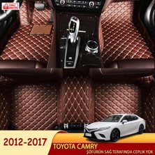 Miren Toyota Camry 2012-2017 Uyumlu 5d Havuzlu Suni Deri OTO PASPAS