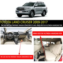 Miren Toyota Land Cruiser 2009-2017 Uyumlu 5d Havuzlu Suni Deri OTO PASPAS