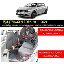 Miren Volkswagen Bora 2019-2021 Uyumlu 5d Havuzlu Suni Deri OTO PASPAS