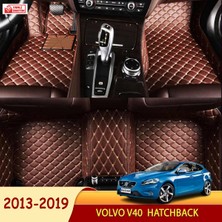 Miren Volvo V40 2013-2019 hatchback Uyumlu 5d Havuzlu Suni Deri OTO PASPAS