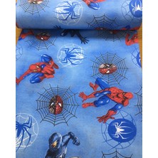 Bebek Özel Pamuklu Bebek ve Çocuk Lastikli Çarşaf Örümcek Adam 65X95