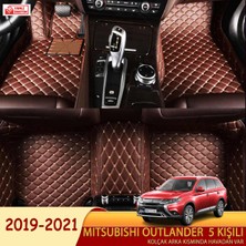 Miren Mitsubishi Outlander 2019-2021 5 kişili Uyumlu 5d Havuzlu Suni Deri OTO PASPAS