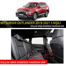 Miren Mitsubishi Outlander 2019-2021 5 kişili Uyumlu 5d Havuzlu Suni Deri OTO PASPAS