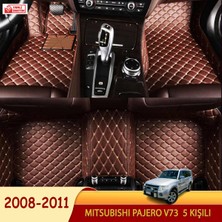 Miren Miren Mitsubishi Pajero V73 2008-2011 5 kişili Uyumlu 5d Havuzlu Suni Deri OTO PASPAS