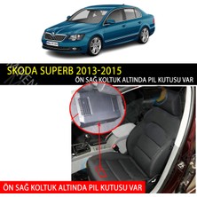 Miren Skoda Superb 2013-2015 Uyumlu 5d Havuzlu Suni Deri OTO PASPAS