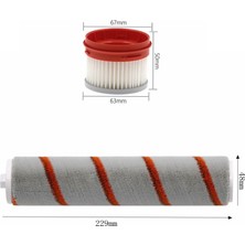 Roller Fırça 3x Hepa Filtre Kiti Dreame V9 Handheld Vakum Için Değiştirme (Yurt Dışından)