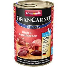 Animonda GranCarno Biftek ve Hindi Etli Yavru Köpek Konservesi 6x400gr (6lı)