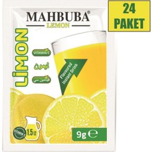 Mahbuba Limon Aromalı Toz İçecek 24x9gr Soğuk Veya Sıcak Tüketilebilir