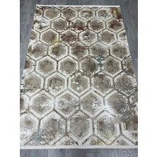 Gümüşsuyu Novastyle 11471 Multi Yün Tuşeli Modern Halı Petek Desenli Halı