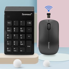 Huahai Sunreed SKB886 USB Bağlantı Noktası ile Dizüstü Bilgisayar Nakit Cihazları Için Küçük Bluetooth Sayısal Tuş Takımı ve 2.4g Kablosuz Fare