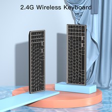 Huahai Yesıdo KB10 2.4g Dizüstü Bilgisayar Klavyesi 95 Tuşlar Portatif Kablosuz Klavye/mac/linux Için