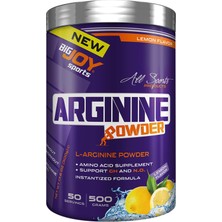 Bigjoy Sports Arginine Powder 500 Gram 50 Servis Limonlu Arjinin