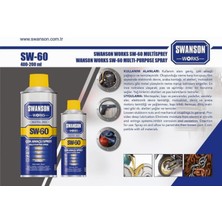 Swanson Works Swanson Sw-60 Çok Amaçlı Yağlayıcı Pas Sökücü Bakım Spreyi 400 ml