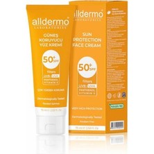 Alldermo 75 ml Güneş Koruyucu Yüz Kremi 50+Spf