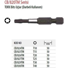 Ceta Form CB/829TM T30 50MM Torx Bits Uç Darbeli Kullanıma Uygun (1 Adet )