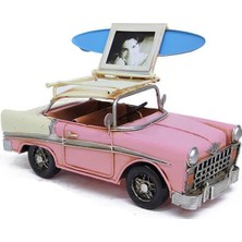 KENPAZAR Easy Toptan Metal Araba Çerçeveli Biblo Dekoratif Hediyelik