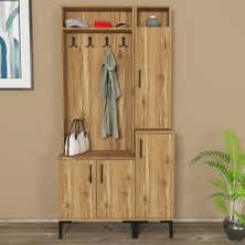 Kalender Dekor Rose-1-2 Portmanto Vestiyer Ayakkabılık