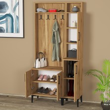 Kalender Dekor Rose-1-2 Portmanto Vestiyer Ayakkabılık