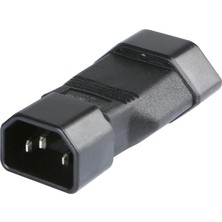 Sharplace Yeni Iec 320 3prong Erkek - Isviçre Tipi Güç Bölünmüş Adaptör (Yurt Dışından)