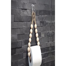 Emtory Home  Otantik Ahşap Boncuklu Küçük Peçete Askısı