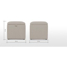 Romano Puf Rmn 2842, Krem