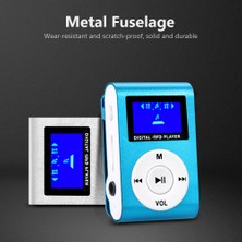 KKmoon Mini Taşınabilir Mp3 Müzik Çalar Metal Klipsli Mp3 (Yurt Dışından)