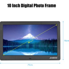 Andoer 10 Inç Geniş LCD Ekran Dijital Fotoğraf Çerçevesi (Yurt Dışından)