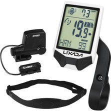 Lixada Bisiklet Kablosuz Bilgisayar ile Kalp Hızı Sensörü (Yurt Dışından)