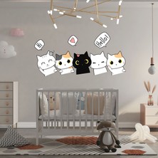 Pomyart Kitties Duvar Sticker