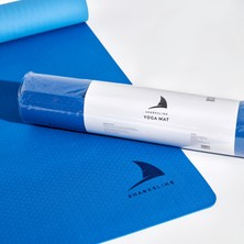 Sharksline - Tpe Premium Yoga Matı Pilates Minderi ve Yoga Kemeri 5 mm