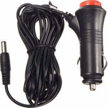 Keepro 12 Volt 3 Metre Kablolu Standart Uçlu Çakmak Adaptör 12 Volt 5.5 mm 2.5 mm Adaptör