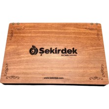 Şekirdek Kışla Hediyelik Kayısı Ahşap Kutu 3200  gr
