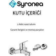 Syronea Krom Mix Banyo Bataryası Aç Kapa Musluk