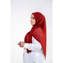 Koza Scarf Tiriko Çizgi Desen Şal