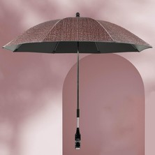 Belovee Bebek Arabası İçin Pram Şemsiyesi Uv Işınları Koruma Partisi İçin Parasol Güneşlik Ayarlanabilir Kırmızı (Yurt Dışından)