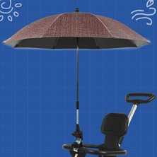 Belovee Bebek Arabası İçin Pram Şemsiyesi Uv Işınları Koruma Partisi İçin Parasol Güneşlik Ayarlanabilir Kırmızı (Yurt Dışından)