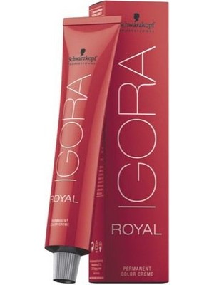 IGORA Royal 9-7 Sarı Bakır Krem Saç Boyası Amonyaklı Kadınlar İçin Yüksek Performanslı Renk
