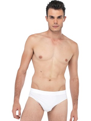 Malabadi Erkek 2'li Klasik Modal Slip 080 | Beyaz