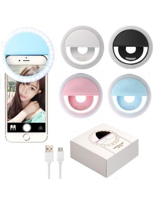 Pazariz Selfie Işığı Light Ring 36LI LED Taşınabilir Şarjlı