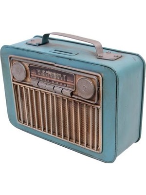 KENPAZAR Easy Toptan Dekoratif Metal Radyo Kumbaralı Hediyelik