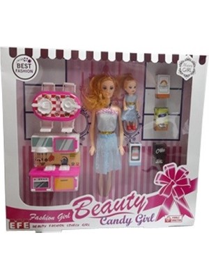 Efe Oyuncak Beauty Candy Girl Oyuncak Bebek ve Ev Eşyaları Eğitici Oyuncak Evcilik Oyuncakları Anne Bebek