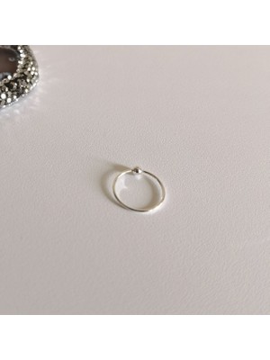 Bylin 925 Ayar Gümüş Tek Toplu Halka Hızma - 1 Adet