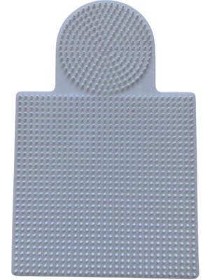 Hdg Ütü ile Yapışan Boncuk Dizme Tablası Büyük Boy - Kare : 15,5 cm - Daire : 8,5 cm